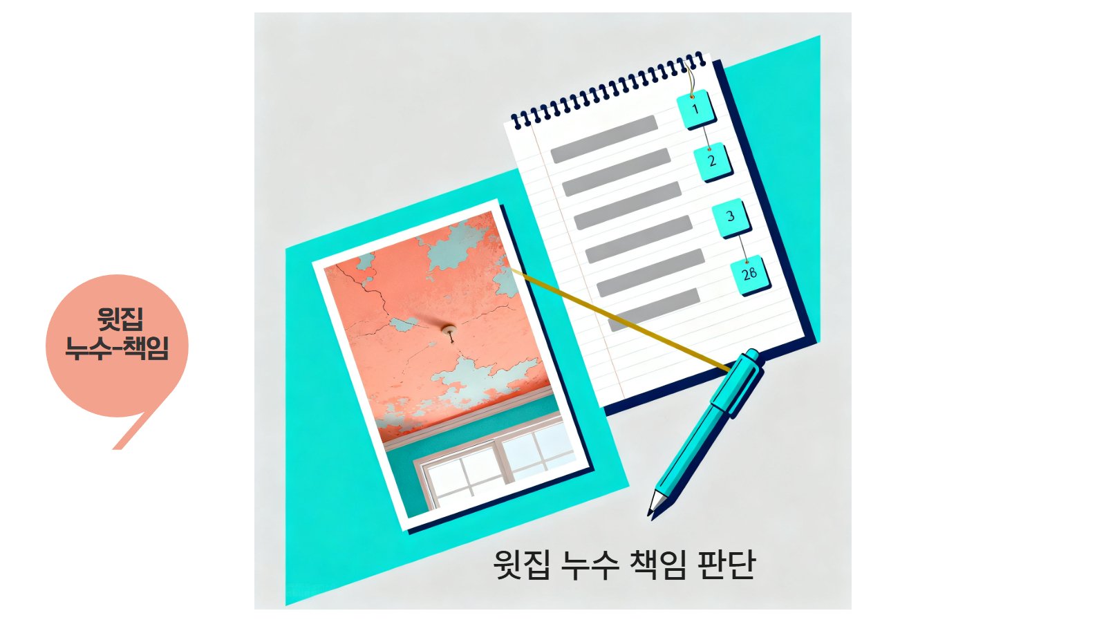 윗집 누수 책임 — 점유자가 먼저, 소유자는 그 다음 (민법 758조)